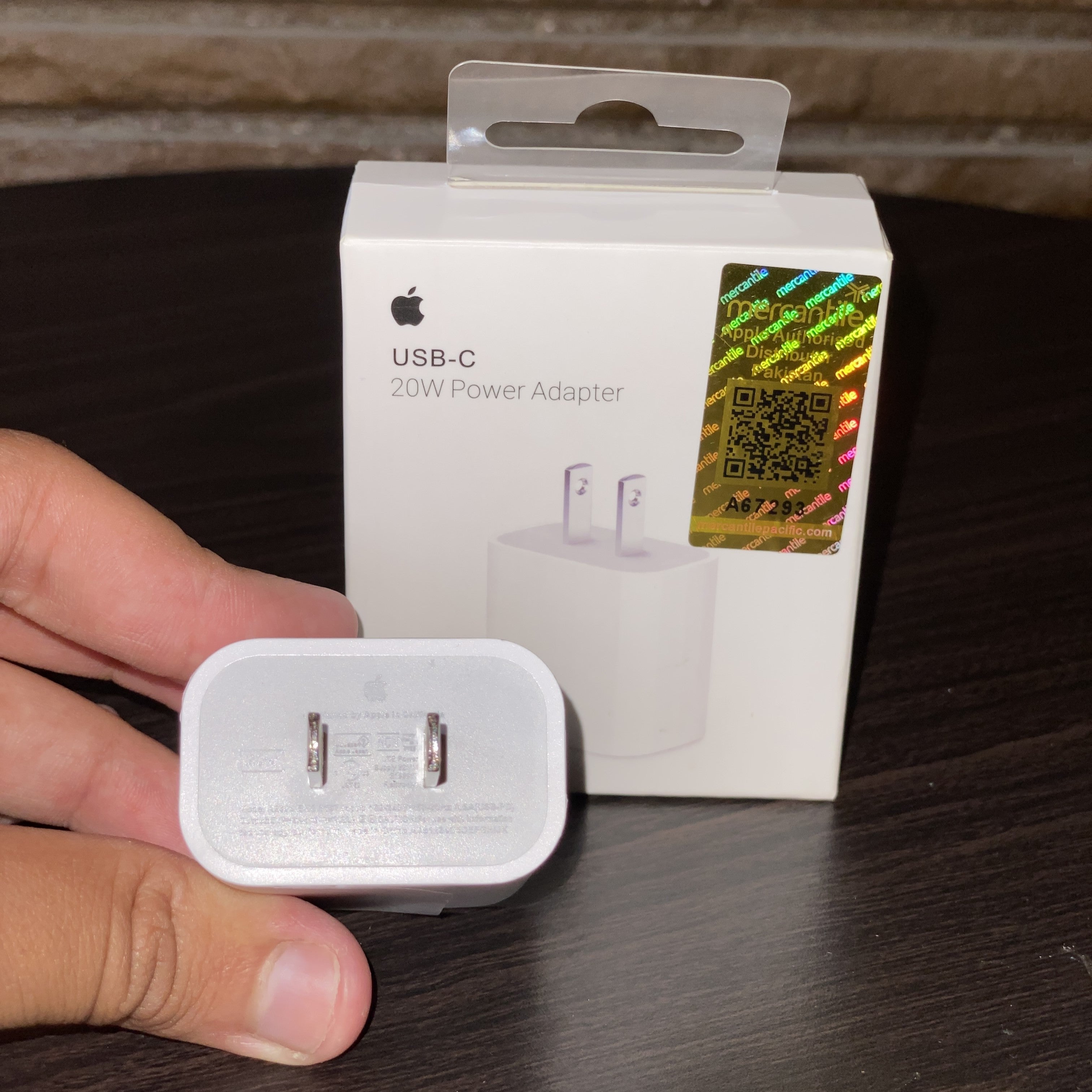 Apple 20-Watt Charger 2 Pin - Fast Charging - Master Copy